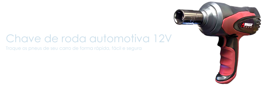 chave de roda automotiva 12V