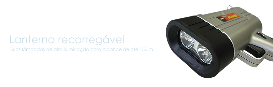 lanterna recarregável